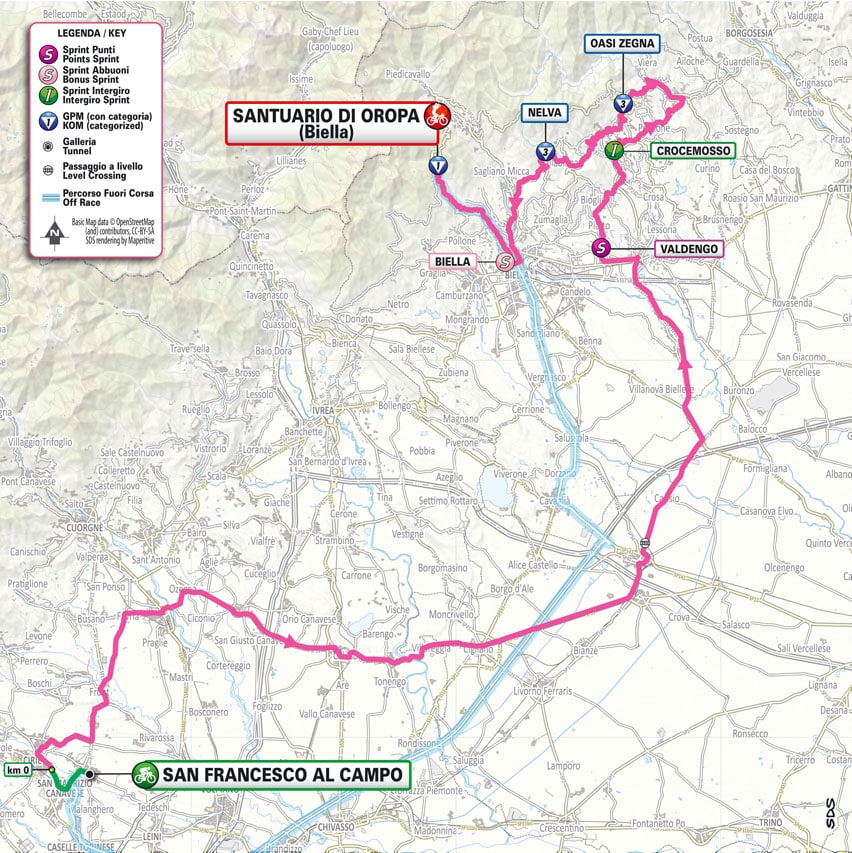 étape 2 giro 2024