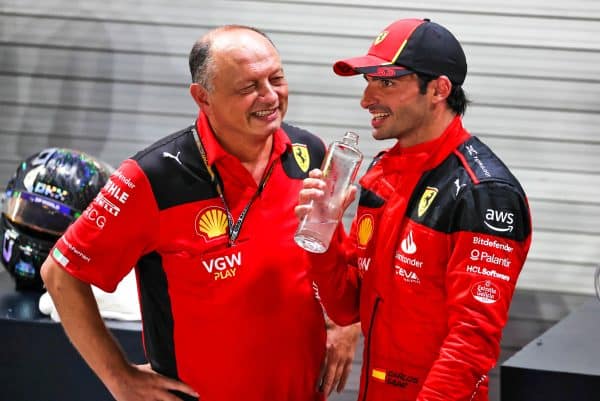 F1 : Le beau message de Frédéric Vasseur envers Carlos Sainz