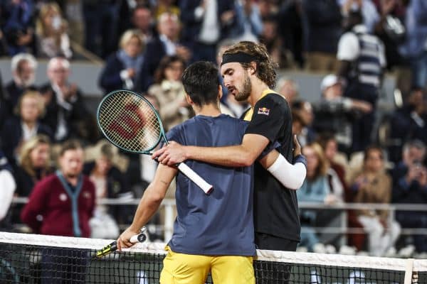Roland Garros : Le message très flatteur de Stéfanos Tsitsipás envers Carlos Alcaraz