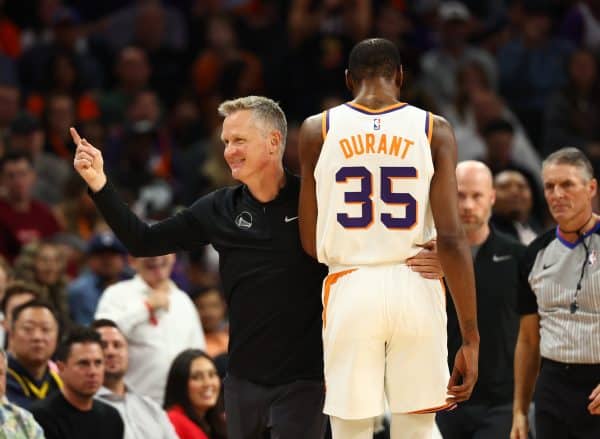 JO 2024 : Steve Kerr donne des nouvelles de Kevin Durant