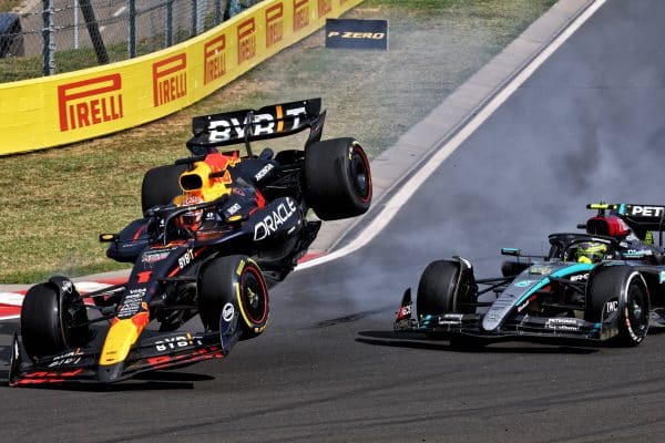F1 : Les images impressionnantes de l’accrochage entre Verstappen et Hamilton