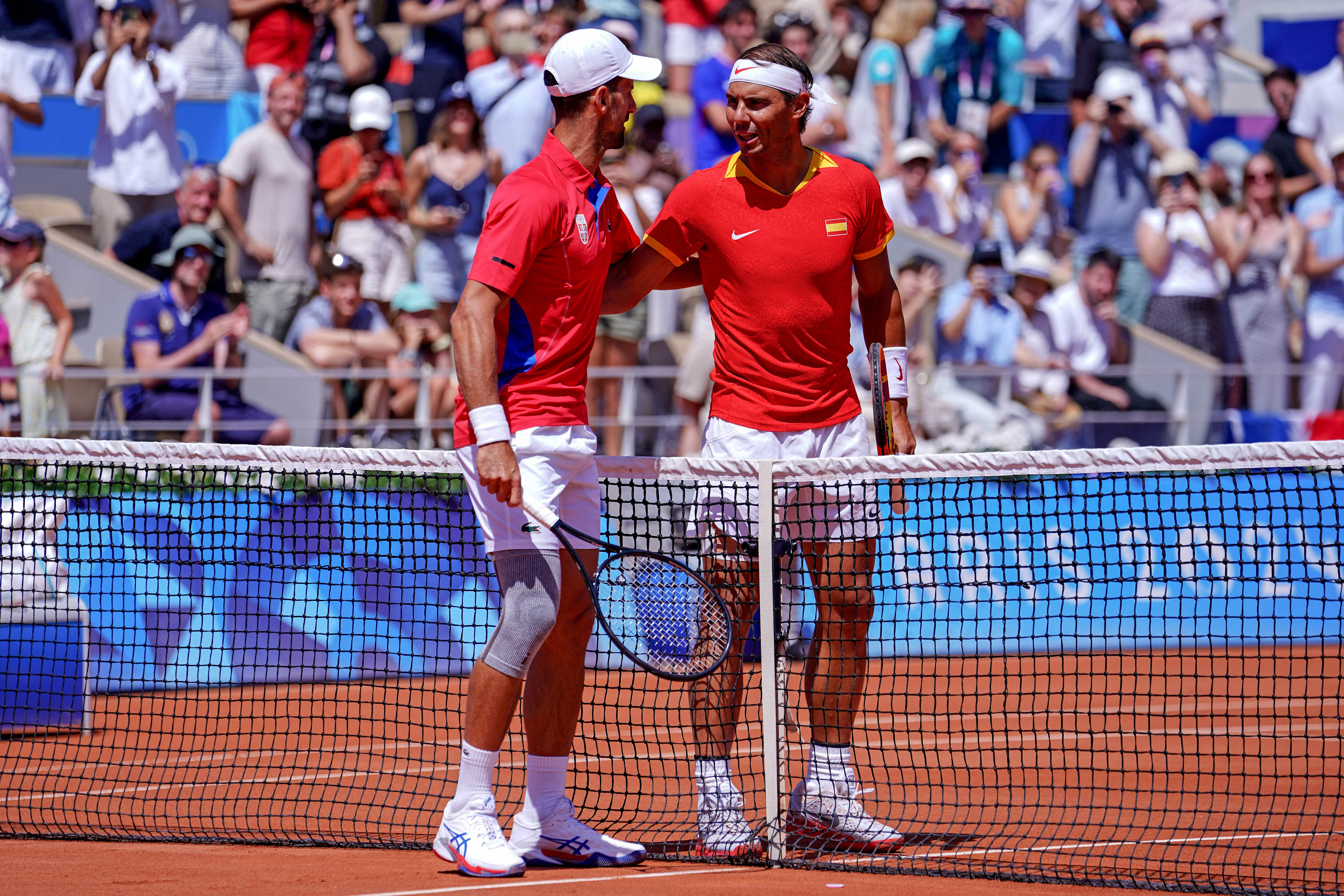 JO 2024 : Novak Djokovic met une belle rouste à Raphael Nadal