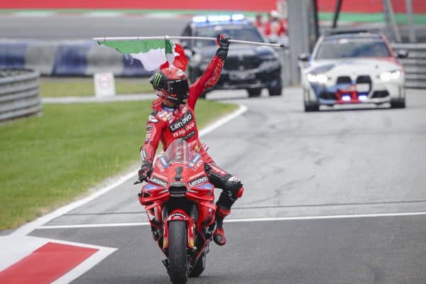 MotoGP : Francesco Bagnaia s’impose en Autriche, les Français ne brillent pas !
