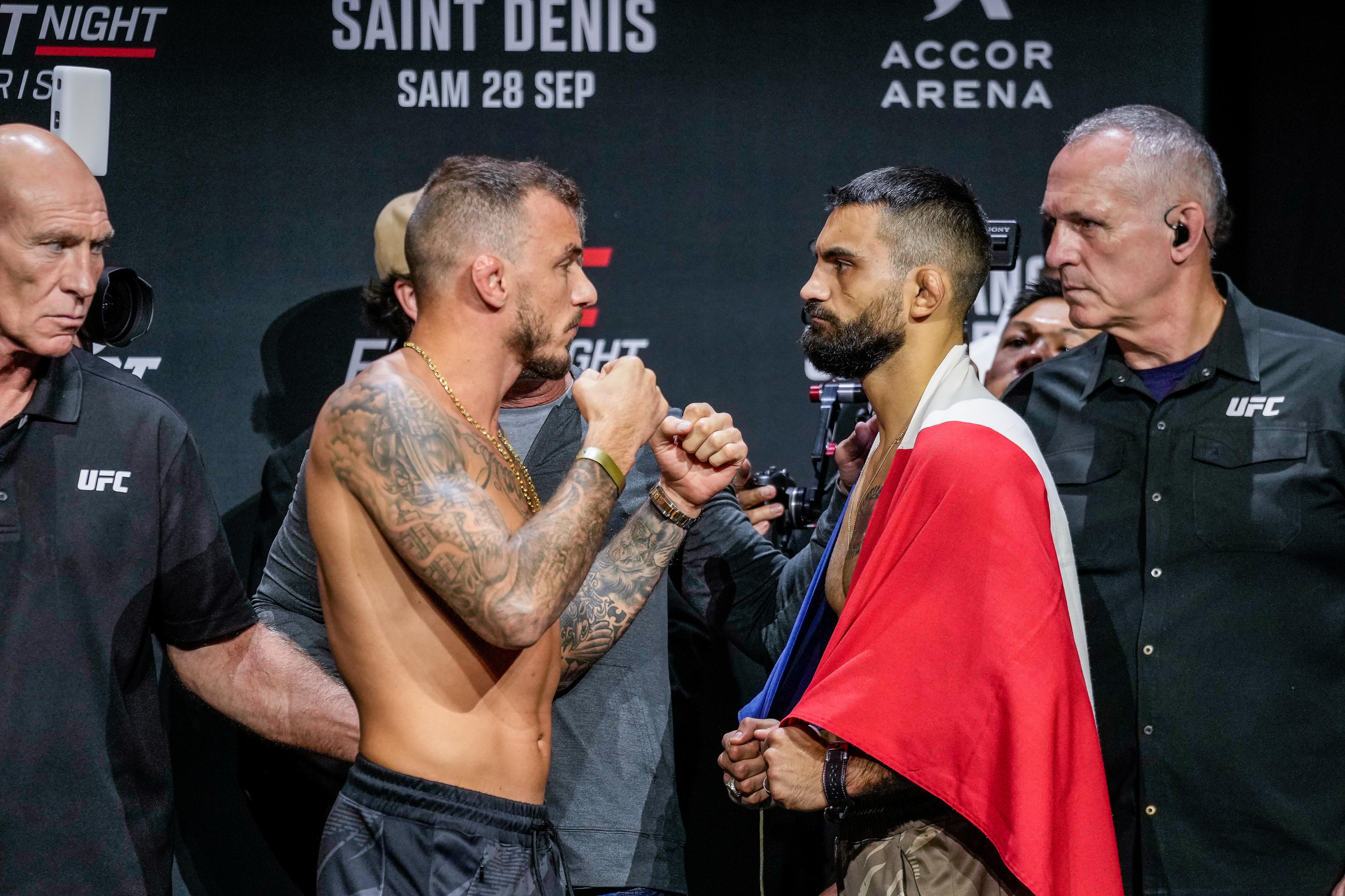 UFC Paris 2024 : « F.ck Macron et son gouvernement »