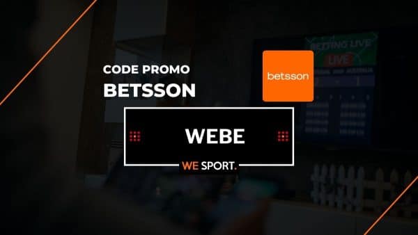 Code promo Betsson “WEBE” : jusqu’à 110 € de bonus de bienvenue en Novembre 2025