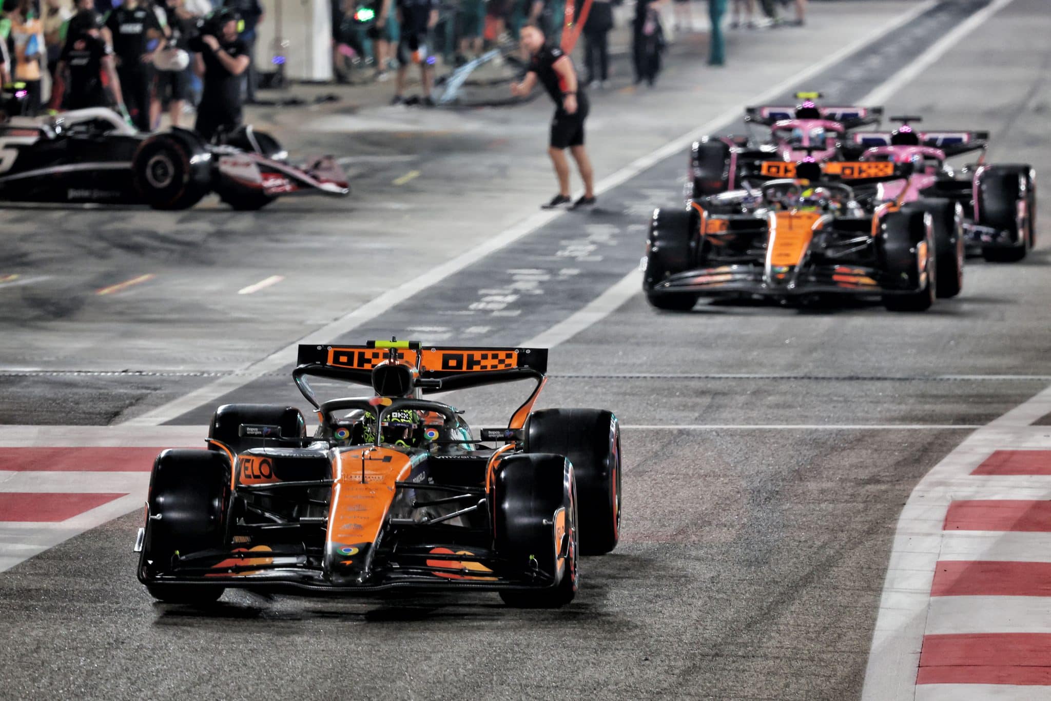 F1 la grille de départ du Grand Prix d