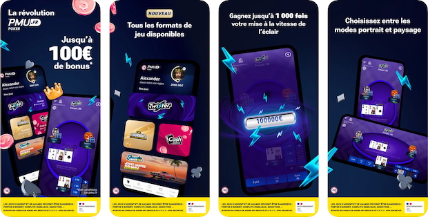 Application poker PMU