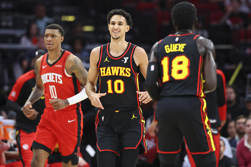 NBA : comment un record de Zaccharie Risacher va conduire Atlanta en Play-In