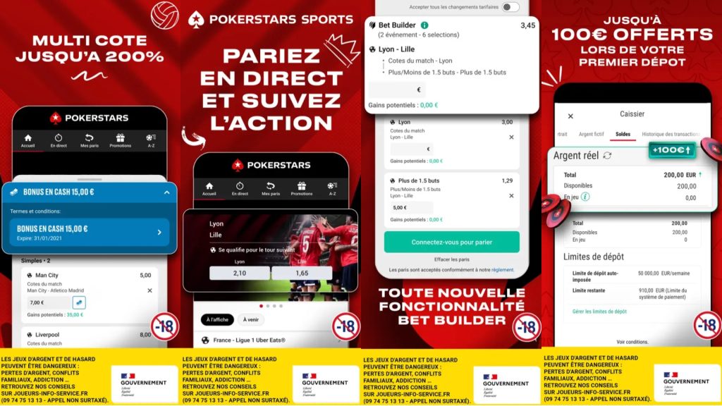 Créez un comte PokerStars en quelques minutes depuis l'application