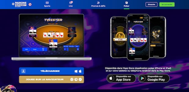 Découvrez Parions Sport Poker, la room de la FDJ