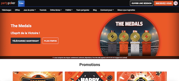 Partypoker a une excellente offre de tournois