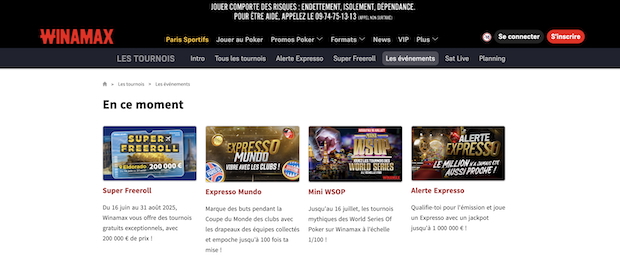 Winamax est le meilleur site de poker en France
