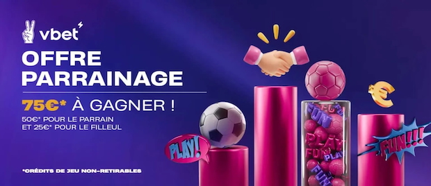 Bonus de parrainage Vbet