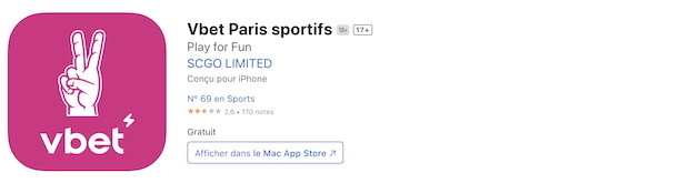 App Vbet Apple