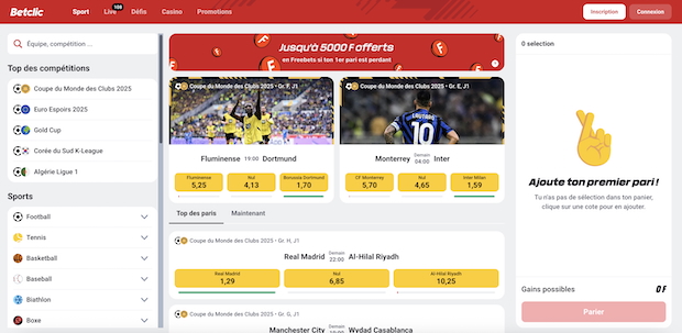 Betclic fait partie des meilleurs bookmakers pour les néophytes