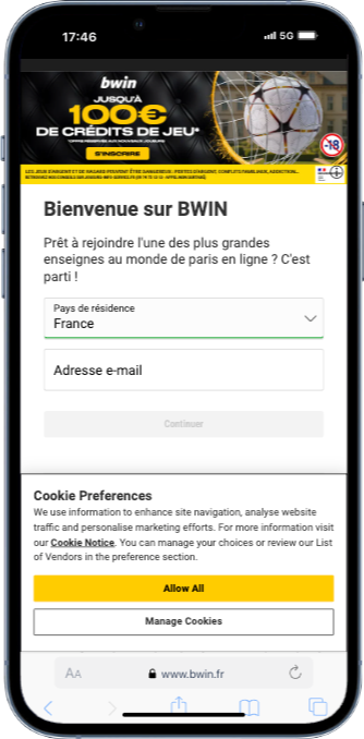 Inscription Bwin : les étapes à suivre pour ouvrir un compte