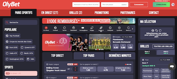 OlyBet fait partie des meilleurs nouveaux venus sur la scène du pari sportif en France