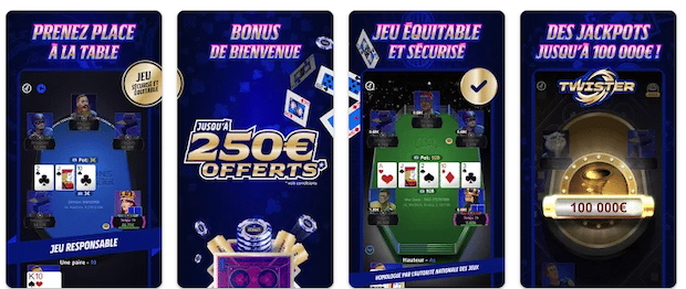 Application poker Parions Sport