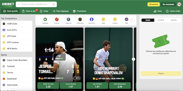 Unibet est le meilleur site de jeu multicanal de France