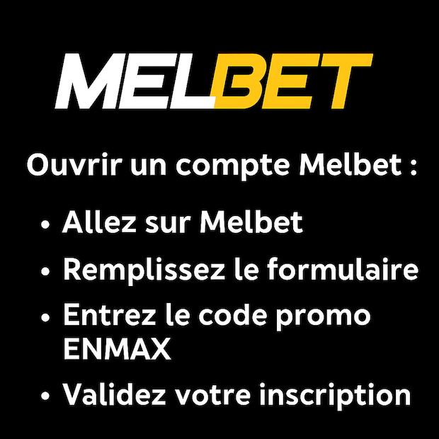 Ouvrez un compte avec le code bonus Melbet