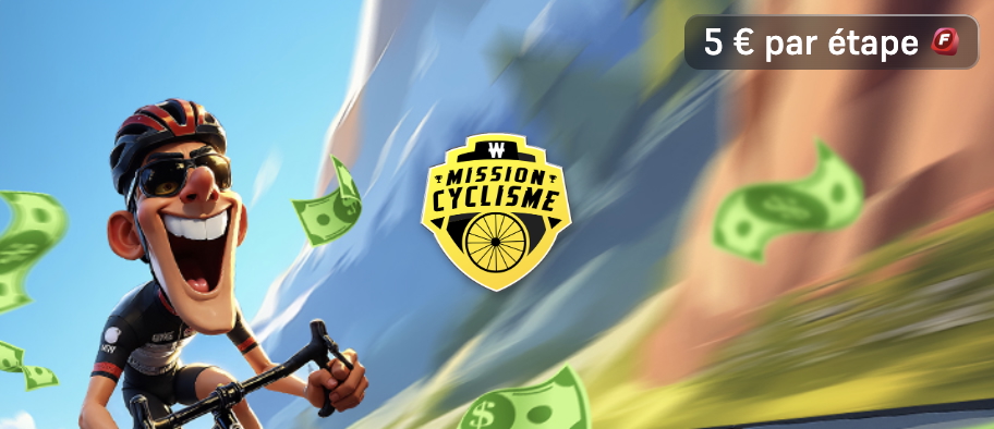 5 € par étape à gagner lors du Tour de France 2025 grâce au code bonus Winamax