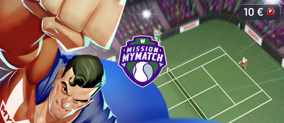 Créez un compte avec le code Winamax et participez aux Mission MyMatch Wimbledon