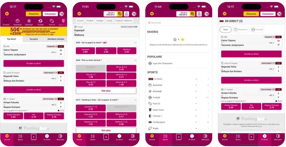 Application Feelingbet
