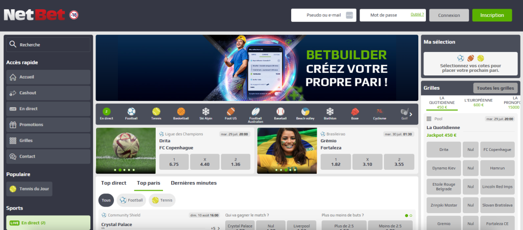 Interface NetBet