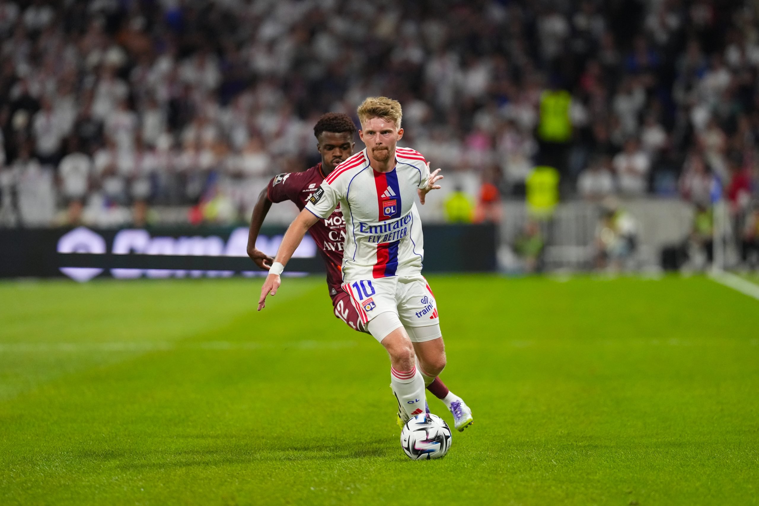 Pavel SULC, joueur de l'Olympique Lyonnais, lors du match de Ligue 1 McDonald's entre Lyon et Metz au Groupama Stadium, le 23 août 2025 à Lyon, en France. (Photo par Dave Winter/FEP/Icon Sport) - Photo par Icon Sport