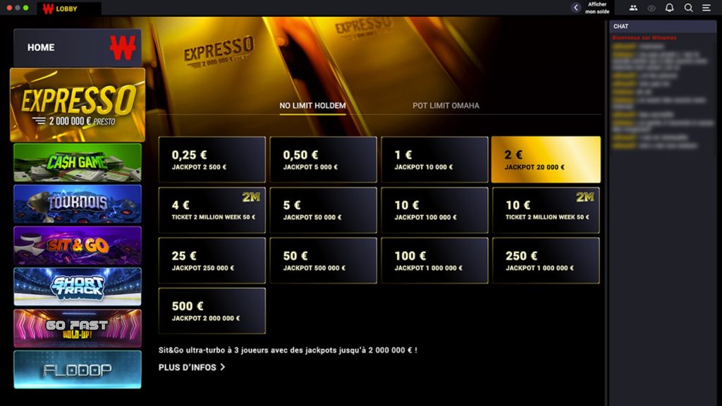 Les Expresso de Winamax font partie des meilleurs formats courts proposés par les rooms de poker
