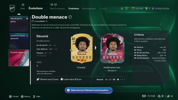 FC 26 : tout savoir sur l’évolution « Double menace » destinée aux milieux droits