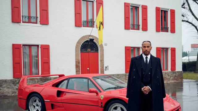 F1 : Lewis Hamilton a roulé au volant d’une Ferrari !