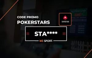 Code promo PokerStars : 100€ offerts en freebet sur le 1er pari sportif – Mai 2026