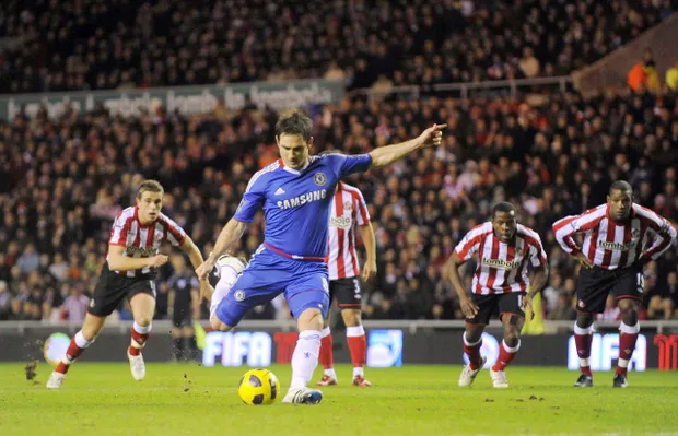 Frank Lampard avec Chelsea en 2011