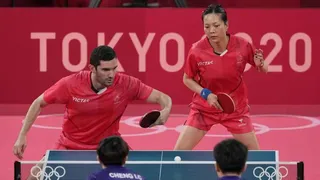 JO – Tennis de table : pas de médaille pour le double Lebesson/Yuan