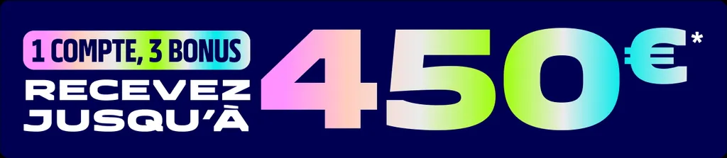 Ouvrez un compte sur l'appli Parions Sport et gagnez jusqu'à 450 €