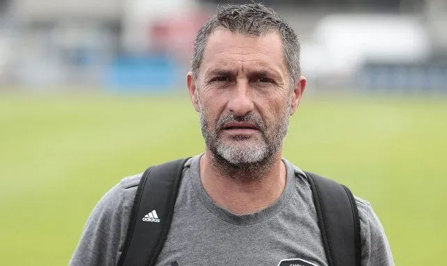 Stéphane Rossi de ancien entraîneur de Bastia de 2017 à 2019 - Maxppp