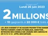 Loto du lundi 26 juin 2023 : heure du tirage, gains et pronostic