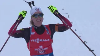 Hochfilzen – Poursuite (F) : Roiseland vainqueur et leader, Simon sur la boîte