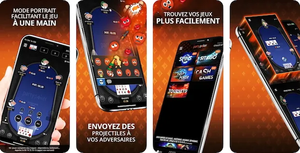 Téléchargez l'application mobile PartyPoker sur votre smartphone