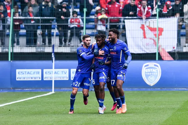 Wilson Odobert va quitter Troyes durant ce mercato estival pour rejoindre Burnley, fraîchement promu en Premier League anglaise (iconsport)