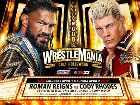 WWE : la carte de Wrestlemania 39 (Jour 1 et 2)