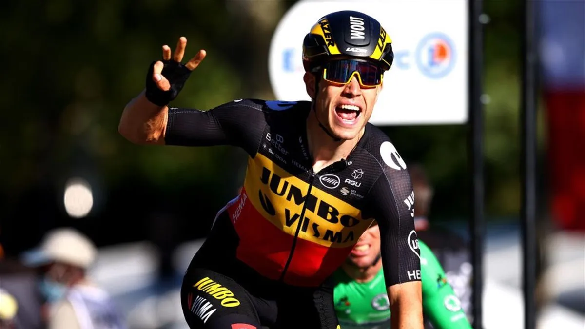 Wout Van Aert vainqueur de la 21e étape sur le Tour