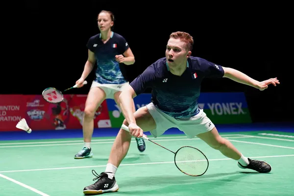 Sortie de route en huitième de finale des Championnats du Monde Badminton 2023 pour notre paire française Delphine Delrue / Thom Gicquel (iconsport)