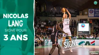 Nicolas Lang prolonge avec le CSP Limoges jusqu’en 2023