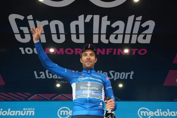 Thibaut Pinot maillot bleu de ce début de Giro 2023 (iconsport)