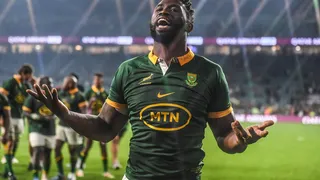 Coupe du Monde Rugby : un Springbok se fait un plaisir de jouer au Vélodrome !