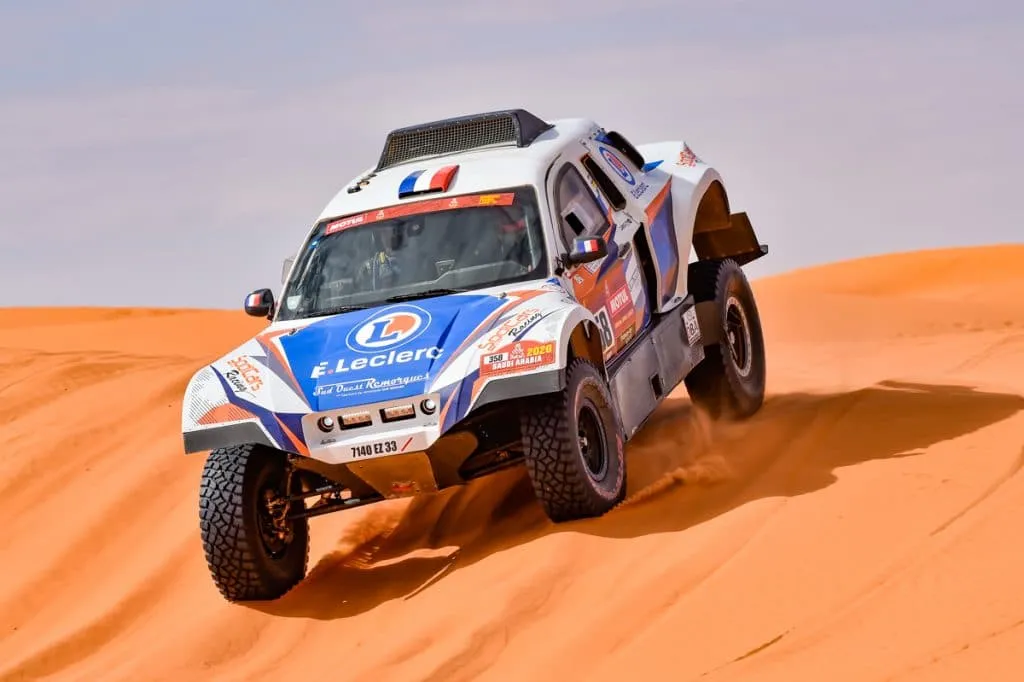 Philippe Boutron et Mayeul Barbet dans leur véhicule Sodicars Racing