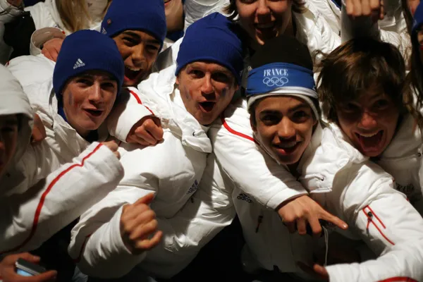 Edgar Grospiron (ici au centre en 2012) - Source : Icon Sport