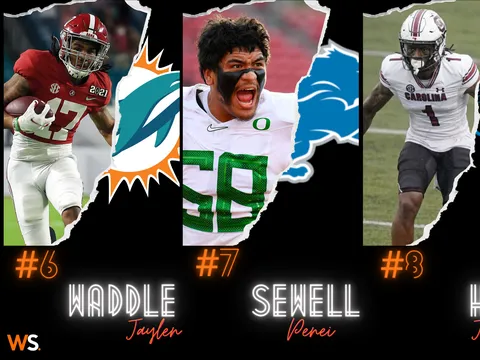 Draft NFL : les joueurs sélectionnés entre la 6e et la 10e place